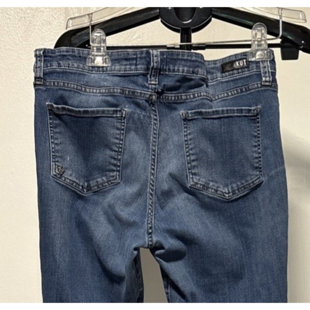 Kut from the Kloth Jeans Women's Plus Size 16 Boyfriend Mid-Rise Straight Leg